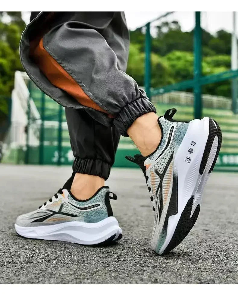 Men’s Lightweight Running & Walking Sneakers – Breathable Lace-Up